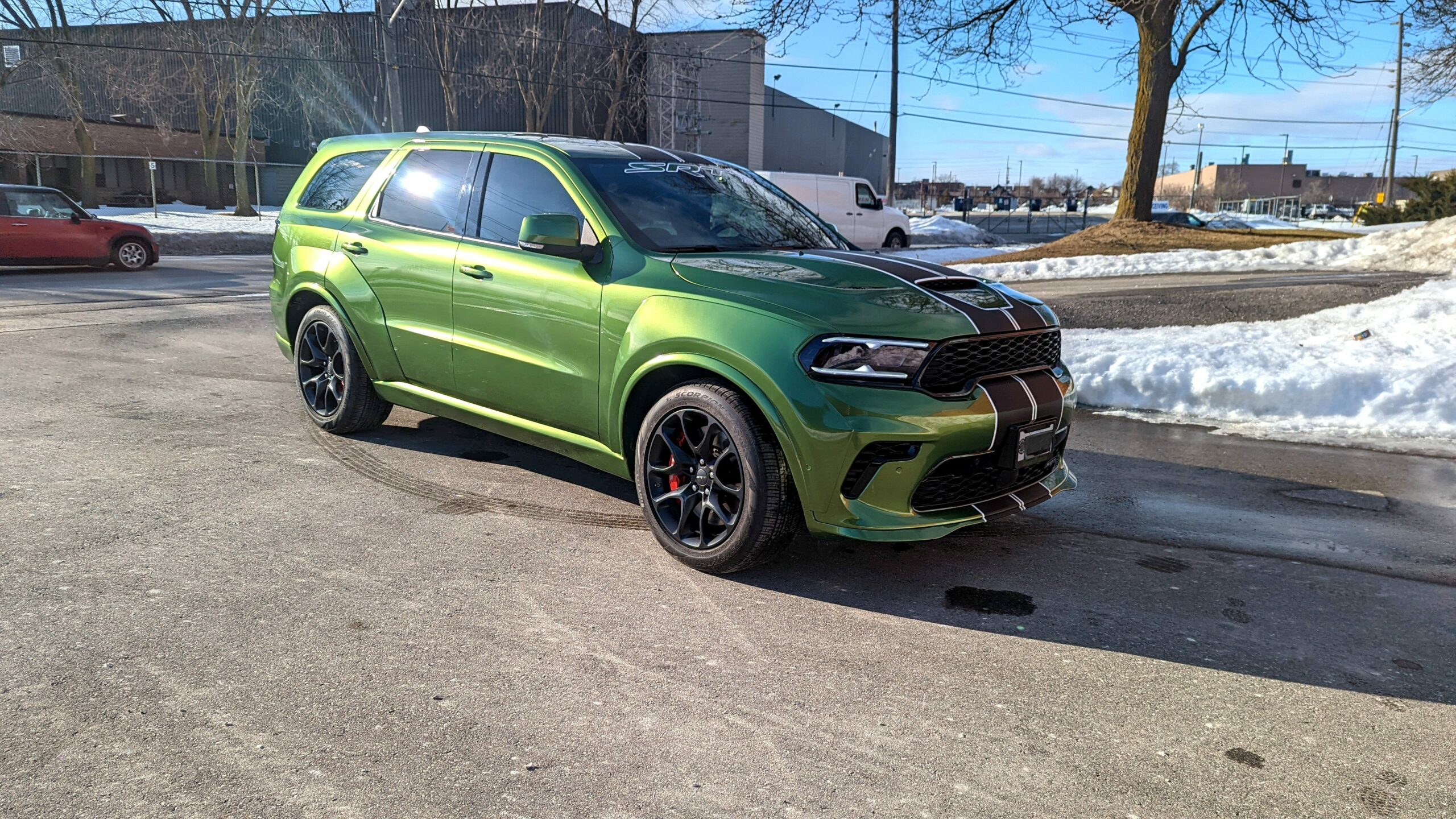 Dodge Durango Hellcat Inozetek Mamba Green Concept Wraps