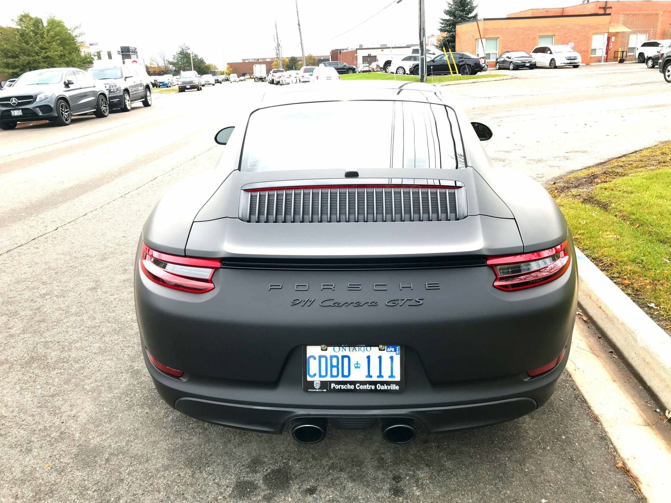 Porsche 911 GTS Matte Black - Concept Wraps