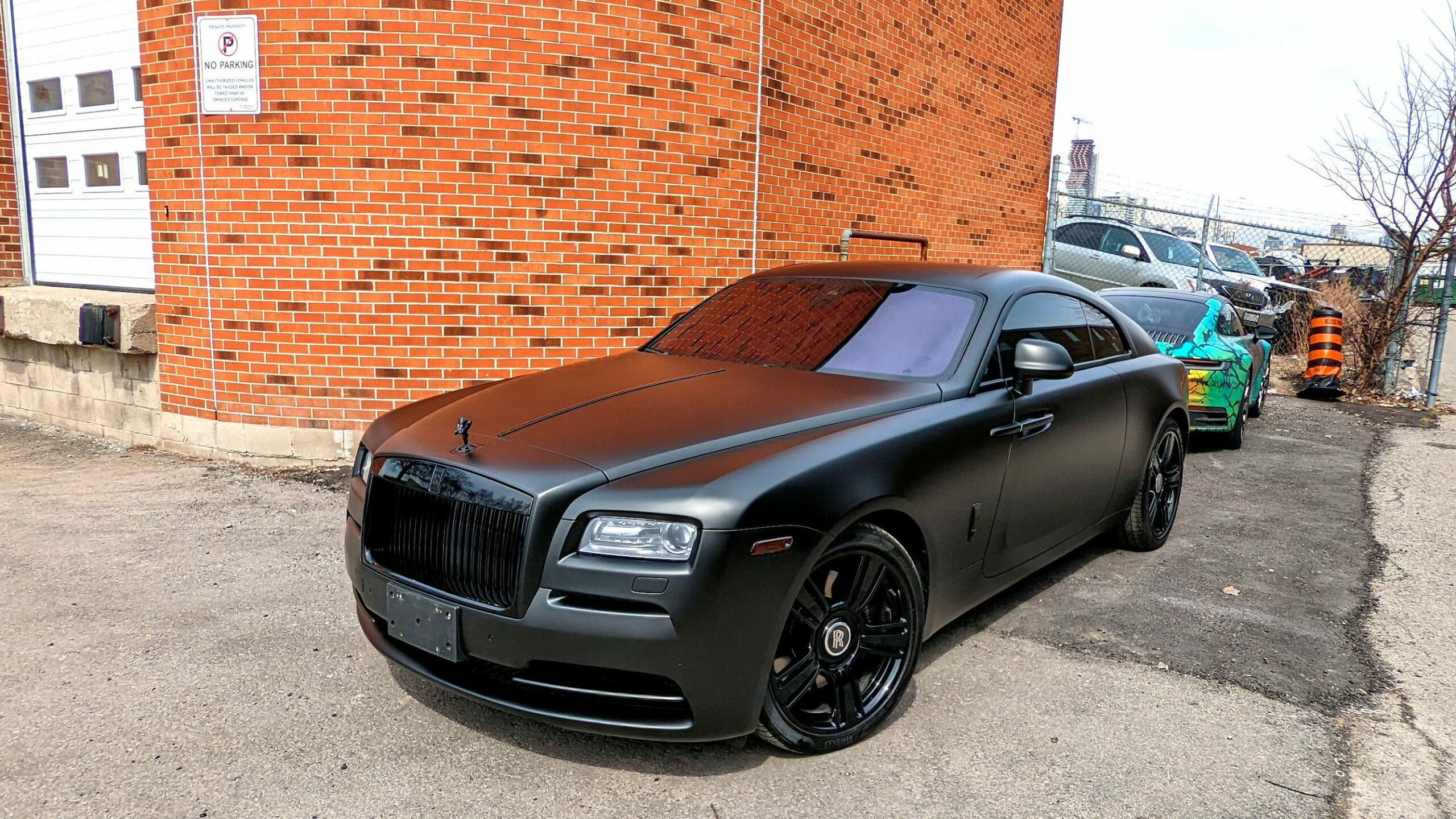 Rolls Royce Wraith Matte Phantom Black - Concept Wraps