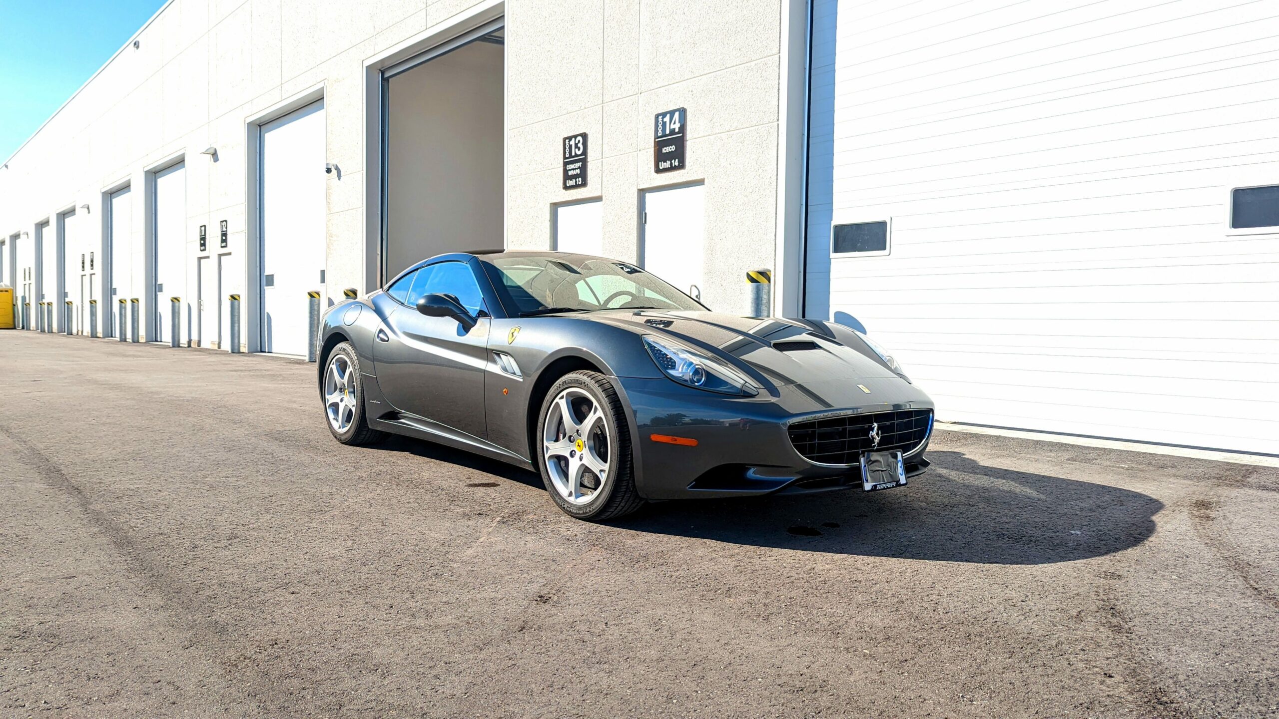 Ferrari California Partial Gloss Black PPF