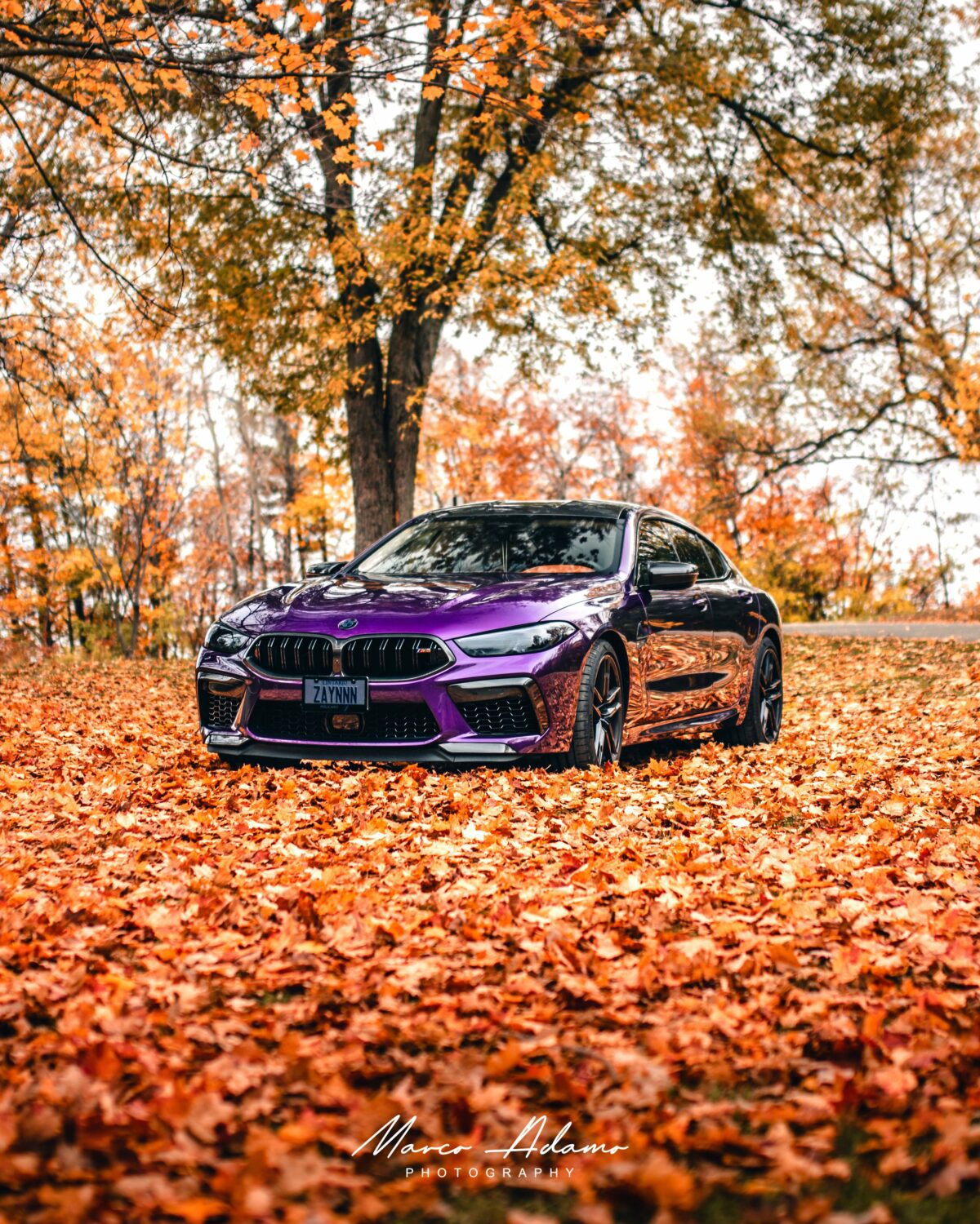 BMW M8 Competition Midnight Purple - Concept Wraps