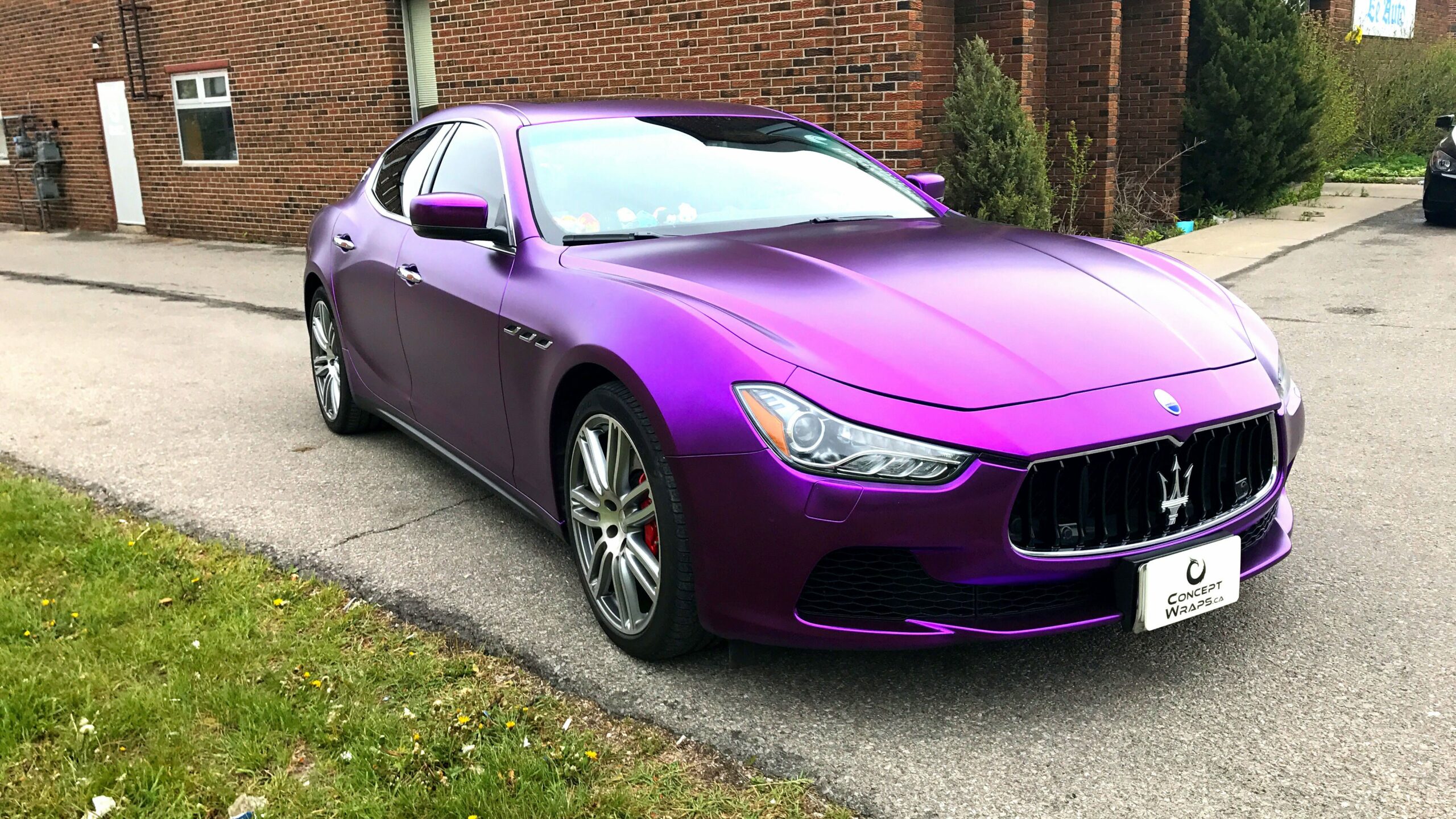 Maserati Ghibli Satin Purple Chrome