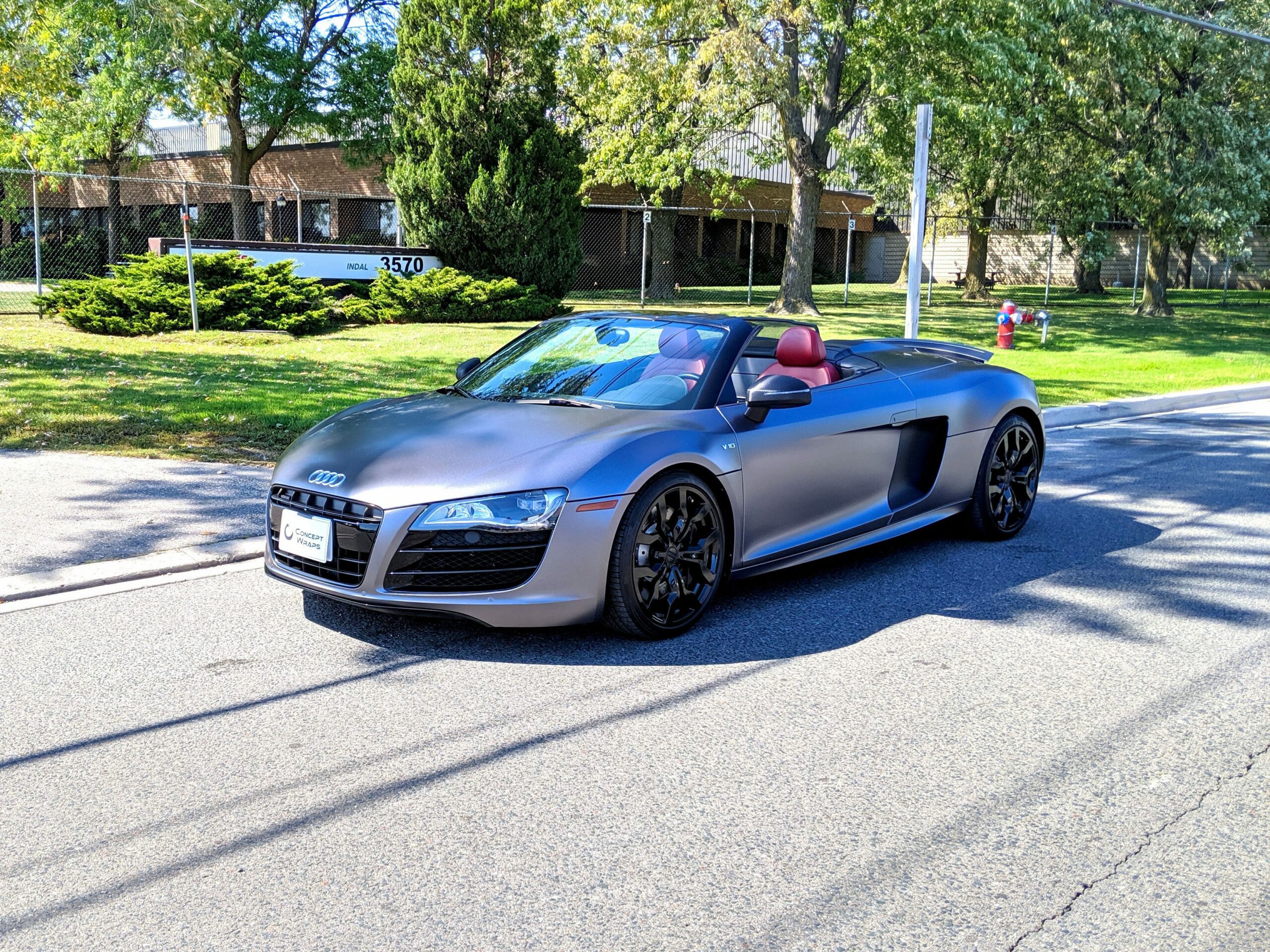 Audi R8 - Blue Satin wrap