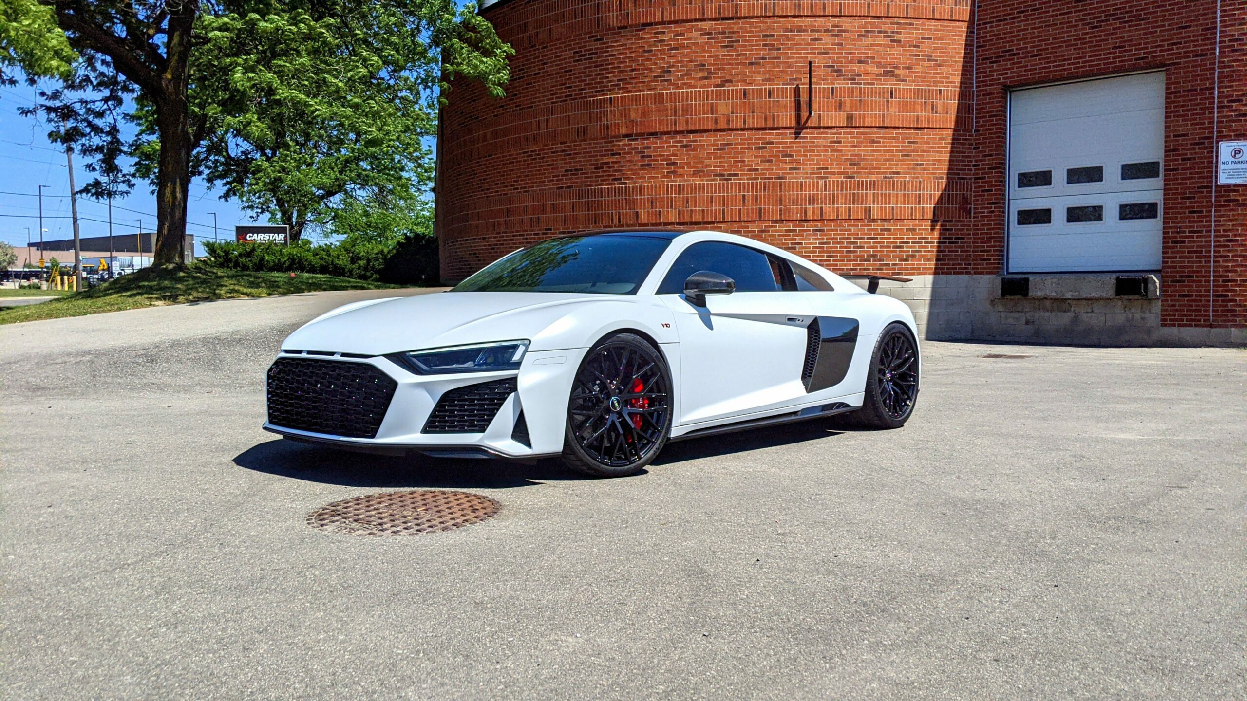 Audi R8 Satin White - Concept Wraps