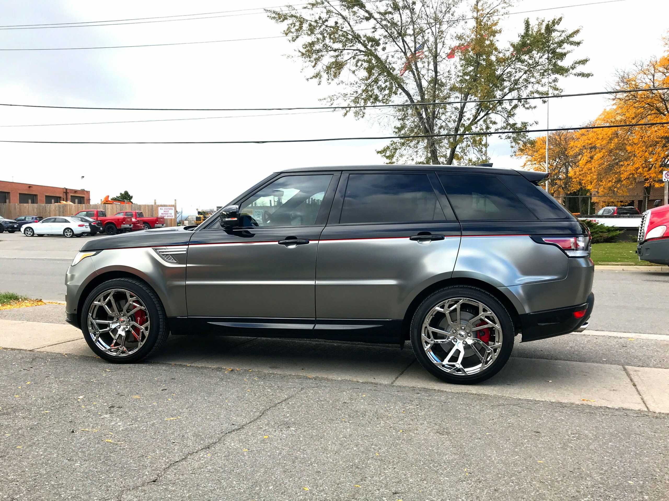 Range Rover Sport - Yellow Gloss wrap