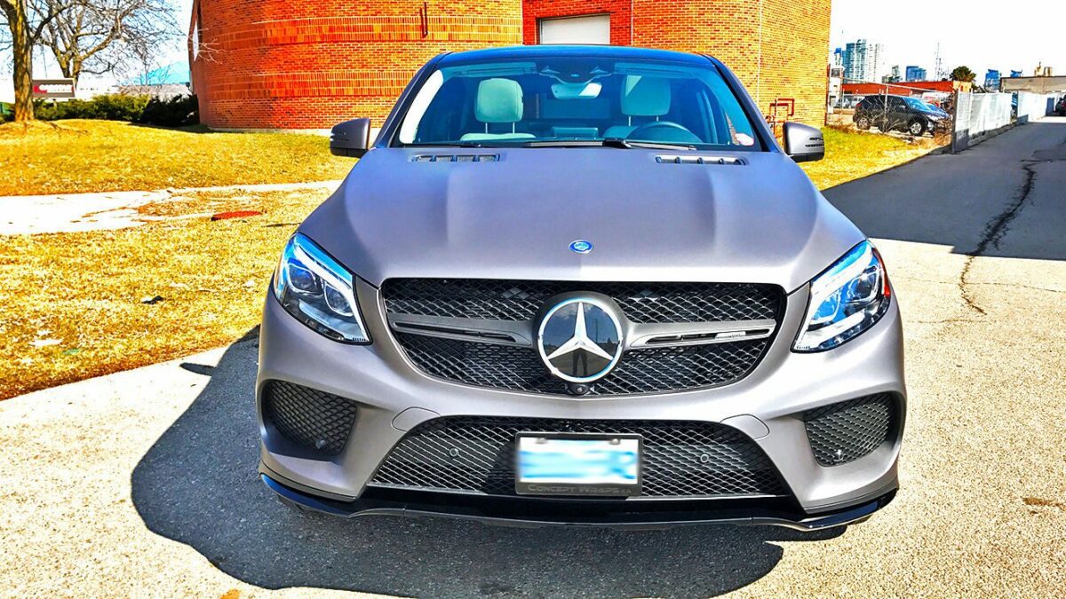 Mercedes-Benz GLE AMG Matte Charcoal Metallic - Concept Wraps