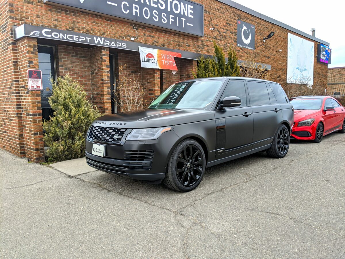 Range Rover SVR Phantom Bk - Concept Wraps